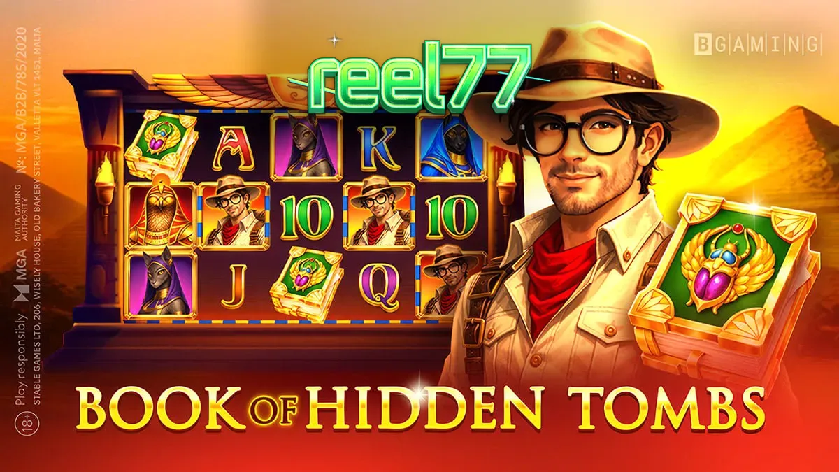 Book of Hidden Tombs स्लॉट गेम का दृश्य